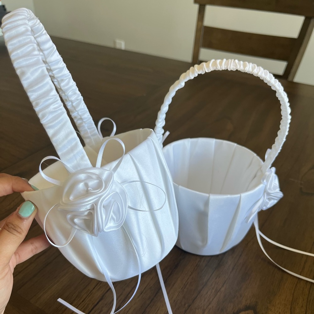 Flower Girl Baskets (set of 2)